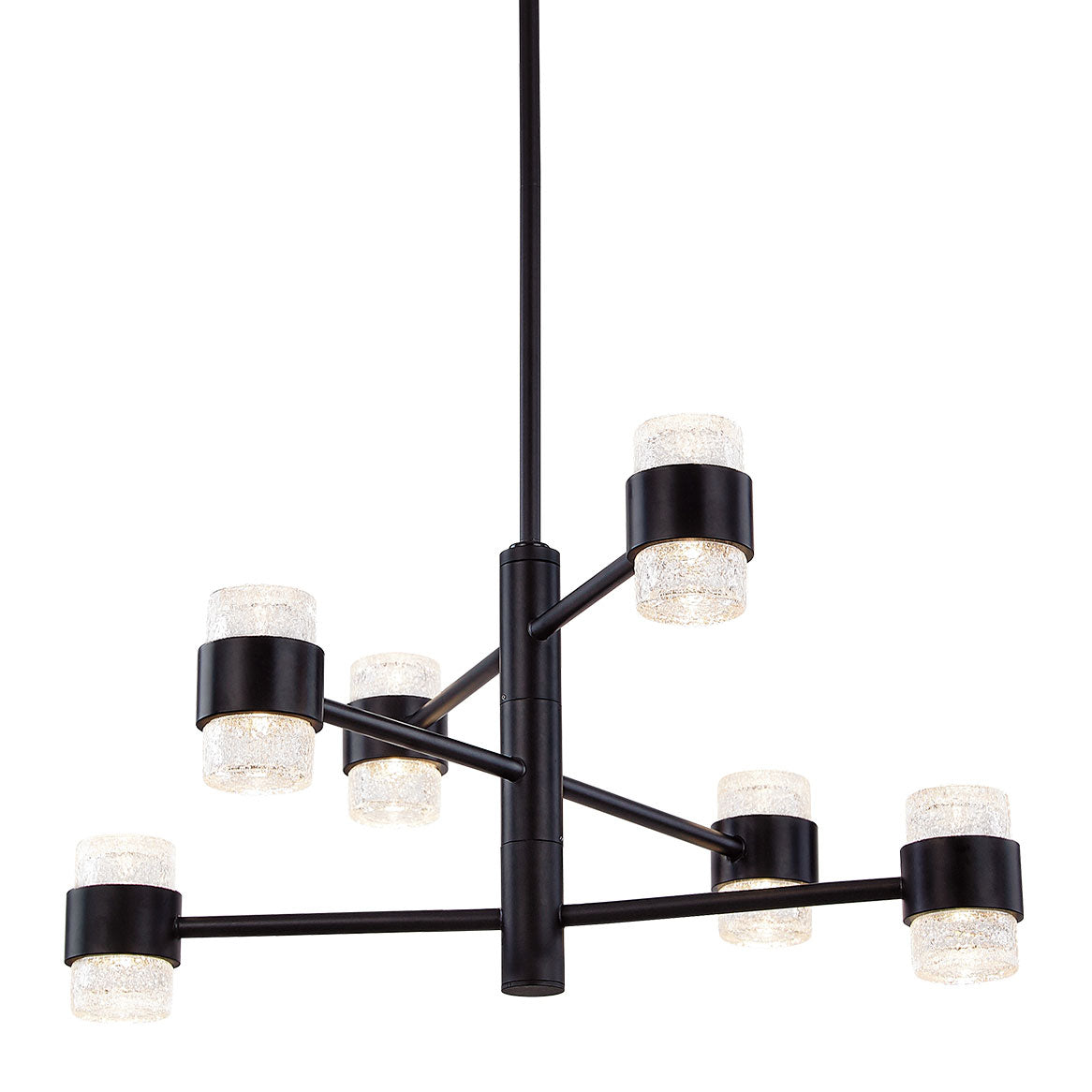 Copenhagen Small LED Outdoor Chandelier - Black Finish
