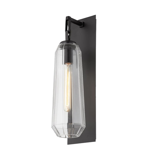 Copenhagen Tall Wall Sconce - Black Brass