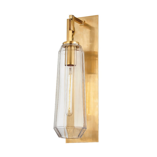 Copenhagen Tall Wall Sconce - Vintage Brass