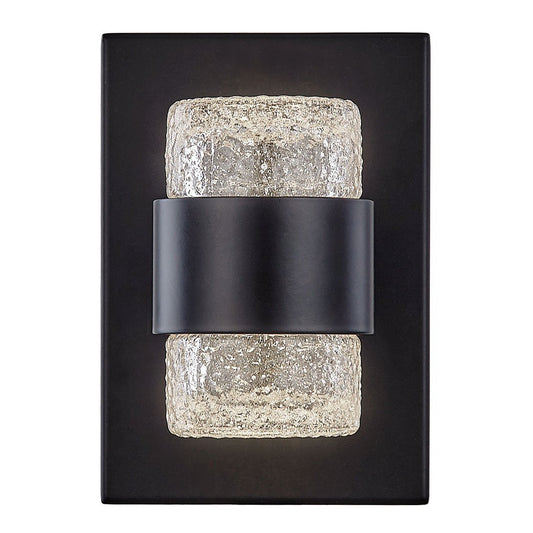 Copenhagen Large LED Outdoor Wall Sconce - Black Finish