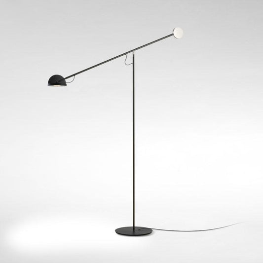 Copernica P LED Floor Lamp - Graphite/Black/Matte Chrome Finish