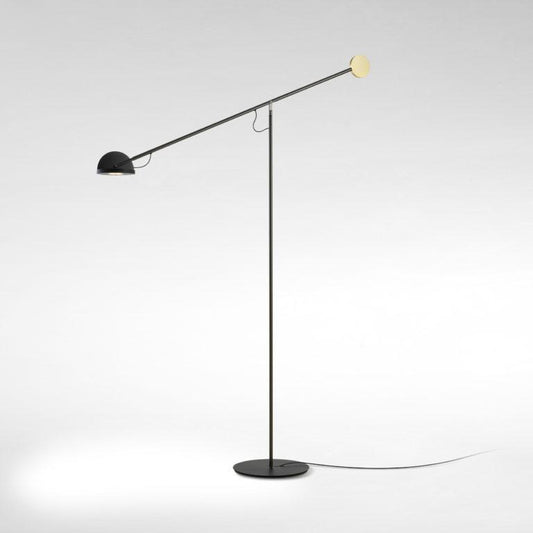 Copernica P LED Floor Lamp - Graphite/Black/Gold Finish