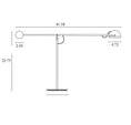 Load image into Gallery viewer, Copernica M LED Table Lamp - Diagram
