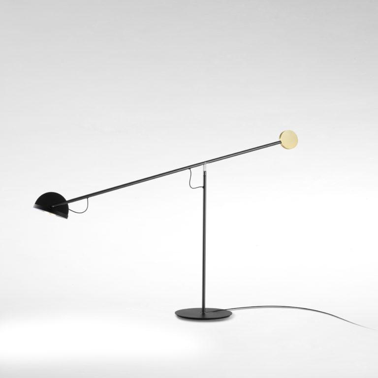 Copernica M LED Table Lamp - Graphite/Black/Gold Finish