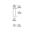 Load image into Gallery viewer, Entra 2" LED Fixed Cylinder Conduit Mount - Diagram
