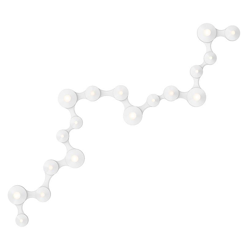 Coral Surface 6 Luminaire LED Flushmount - Satin White Finish