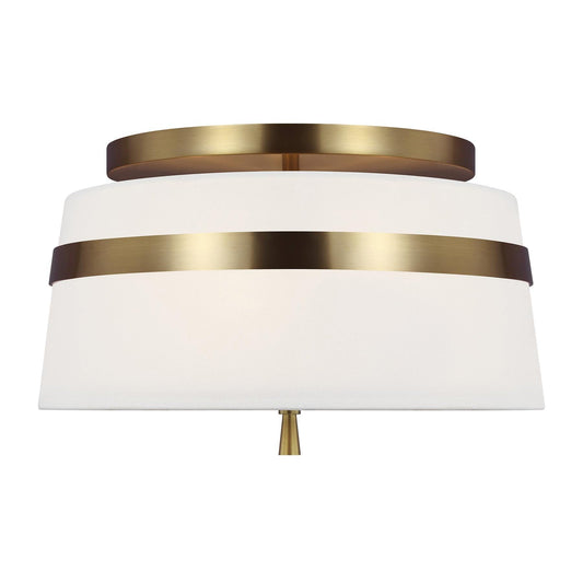 Cordtlandt Small Flushmount - Burnished Brass Finish