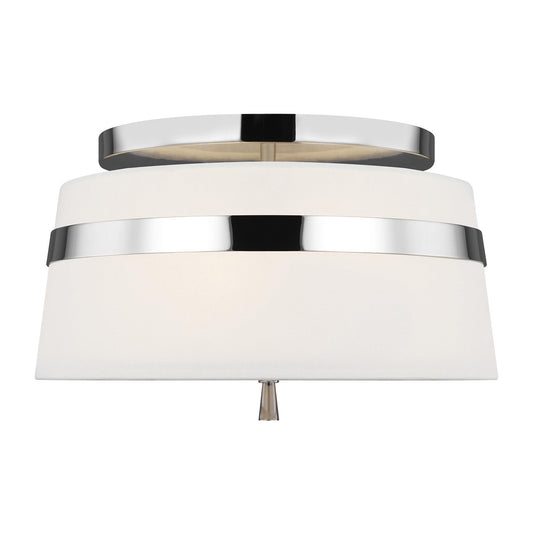 Cordtlandt Small Flushmount - Polished Nickel Finish