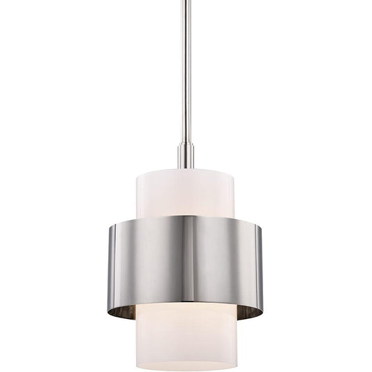 Corinth Small Pendant - Polished Nickel