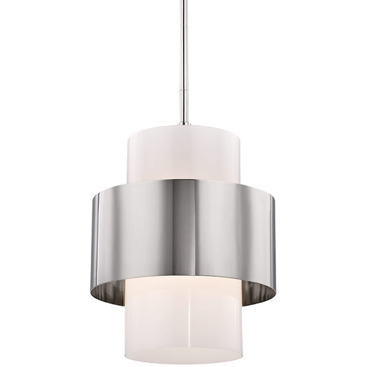 Corinth Small Pendant - Polished Nickel