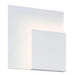 Corner Eclipse LED Wall Sconce - Textured White