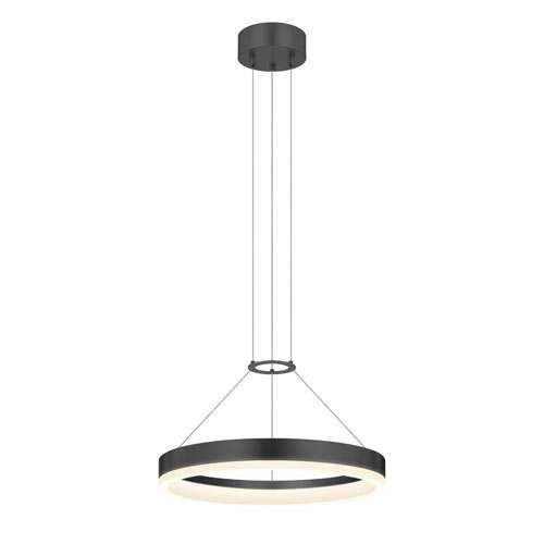 Corona 16" LED Pendant - Satin Black