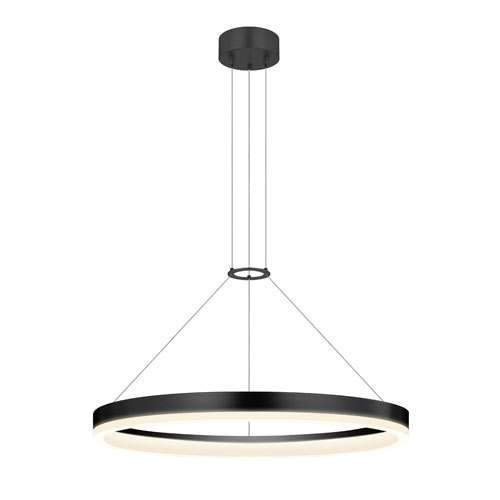 Corona 24" LED Pendant - Satin Black