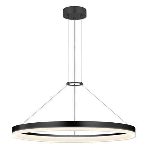 Corona 48" LED Pendant - Satin Black