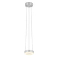 Load image into Gallery viewer, Corona 6" LED Pendant - Bright Satin Aluminum
