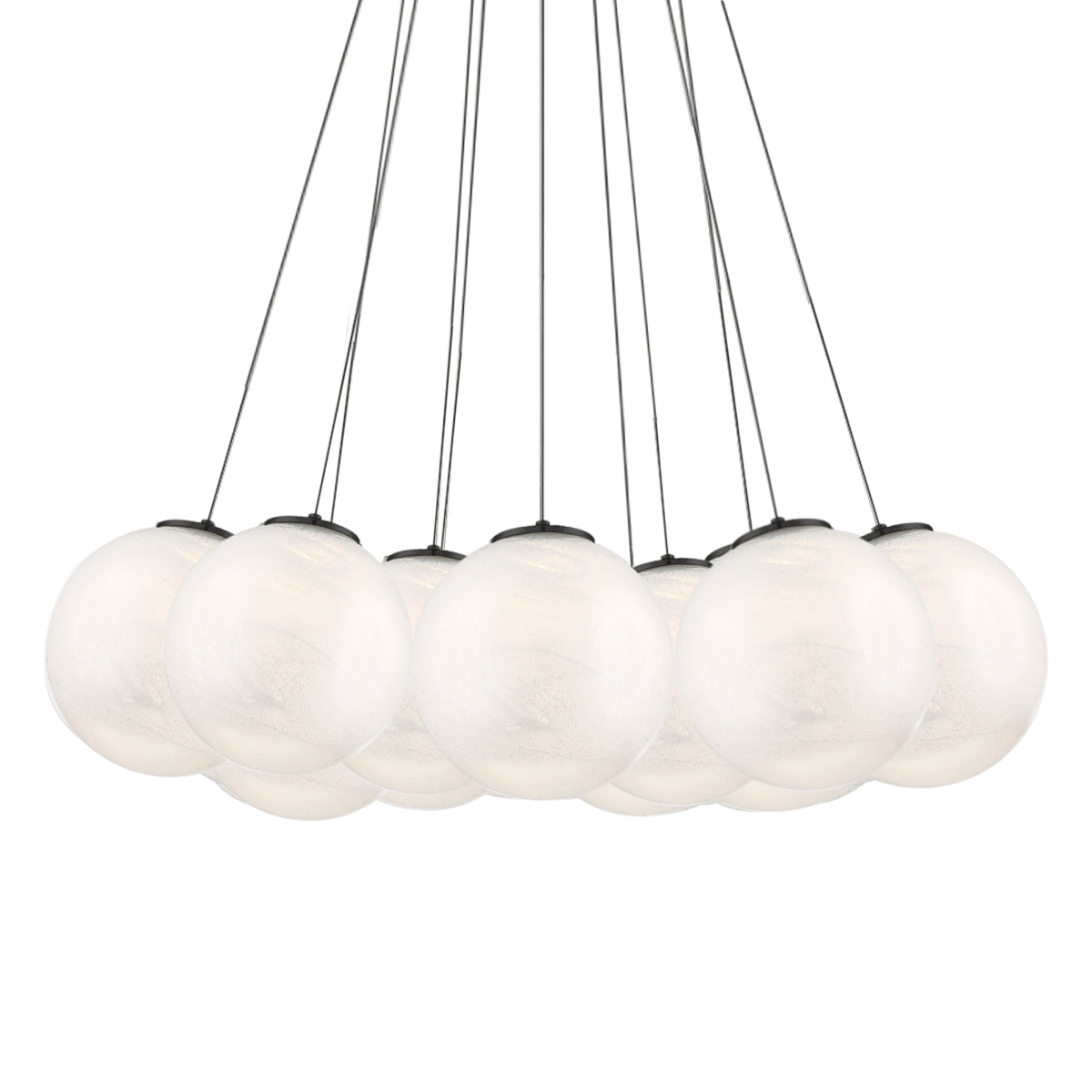 Cosmic LED 12-Light Pendant - Black Finish