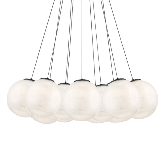 Cosmic LED 12-Light Pendant - Black Finish