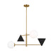 Cosmo Large Chandelier - Midnight Black