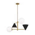 Load image into Gallery viewer, Cosmo Medium Chandelier - Midnight Black
