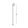 Load image into Gallery viewer, Counterbalance LED Floor Lamp - Diagram
