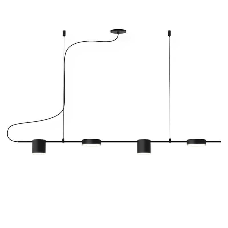 Counterpoint 4-Light Linear Pendant - Satin Black