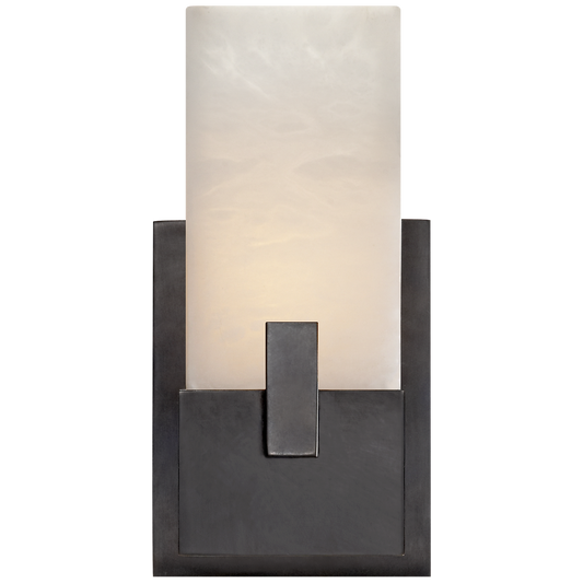 Covet Short Clip Bath Sconce - Bronze