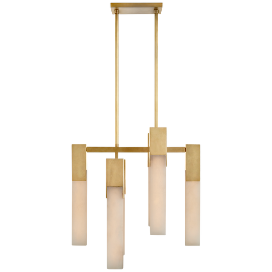 Covet Small Chandelier - Antique Burnished Brass