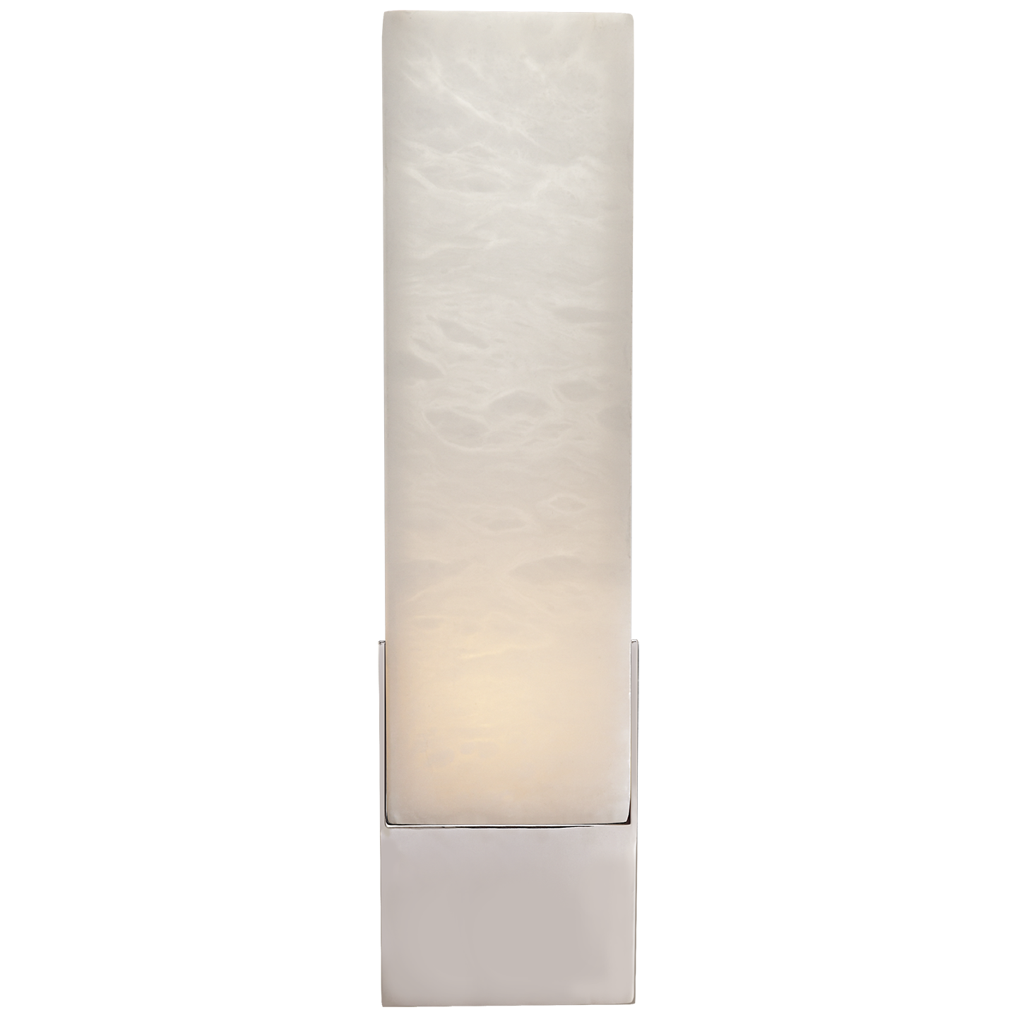 Covet Tall Box Bath Sconce - Polished Nickel