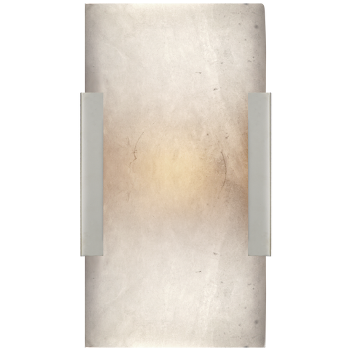 Covet Wide Clip Bath Sconce - Polished Nickel