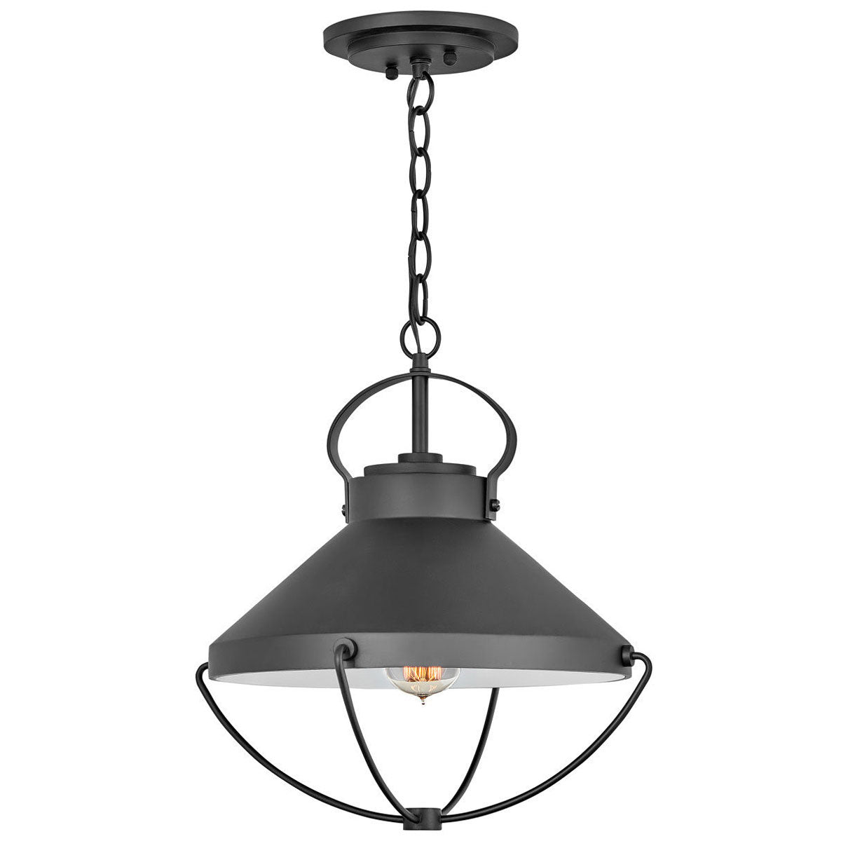 Crew Outdoor Pendant - Black Finish