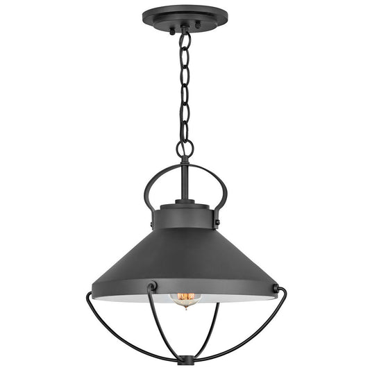 Crew Outdoor Pendant - Black Finish