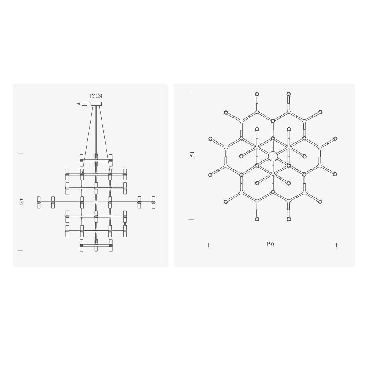 Crown Magnum Chandelier - Diagram