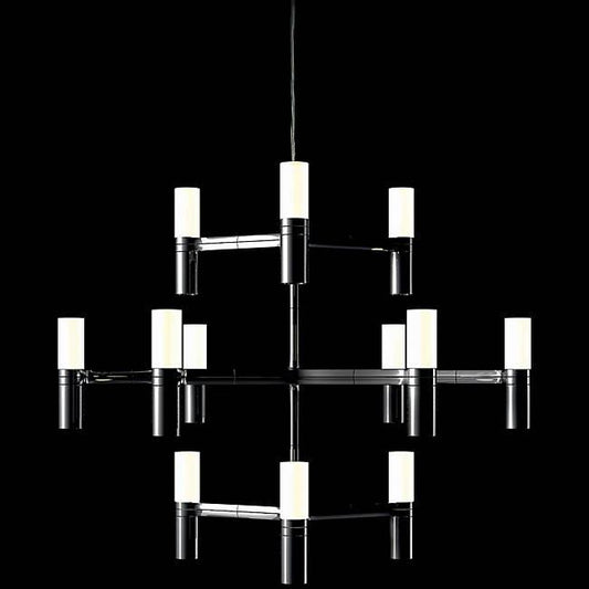 Crown Minor Chandelier - Black Finish