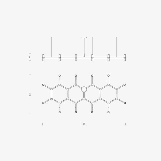 Crown Plana Major Linear Suspension - Diagram