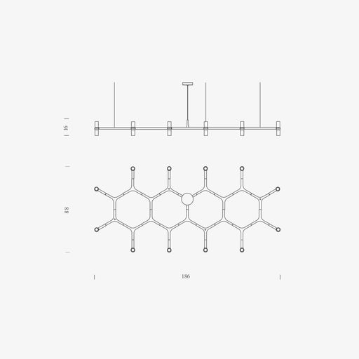 Crown Plana Major Linear Suspension - Diagram