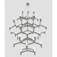 Load image into Gallery viewer, Crown Summa Chandelier - Polished Aluminum Finish
