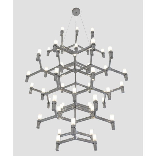 Crown Summa Chandelier - Polished Aluminum Finish