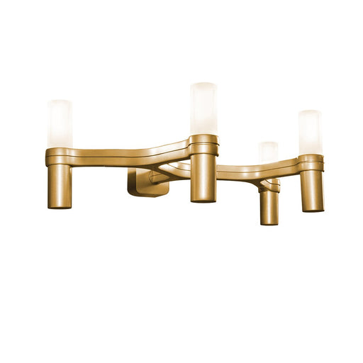 Crown 4-Light Wall Sconce - Gold Finish