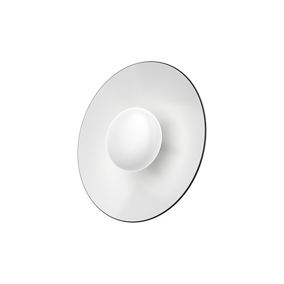 Cruz LED Flushmount - Black/White Finish