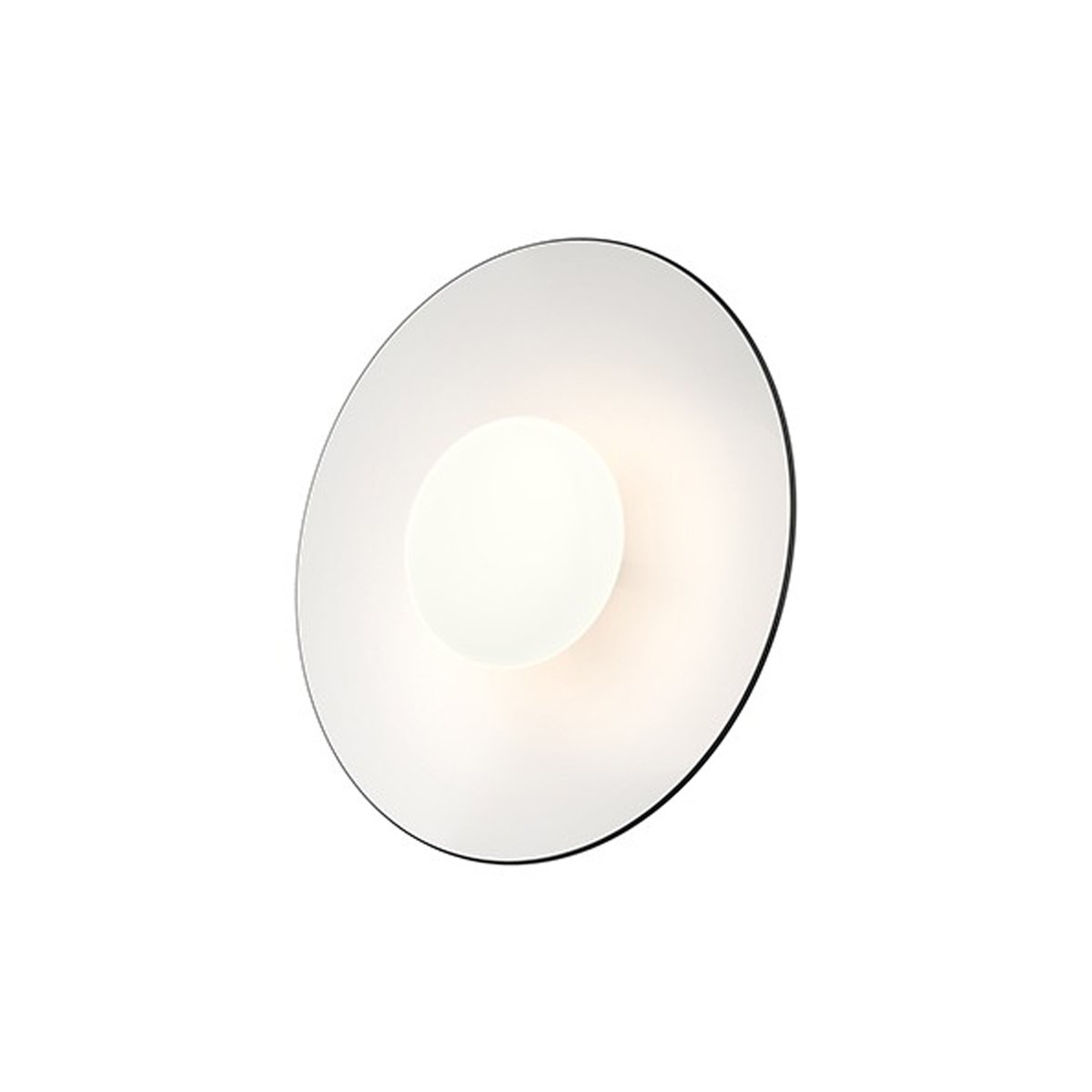 Cruz LED Flushmount - Black/White Finish