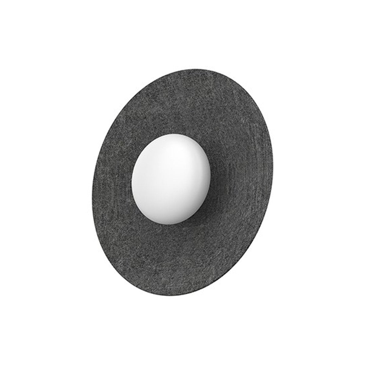 Cruz LED Flushmount - Grey Felt 