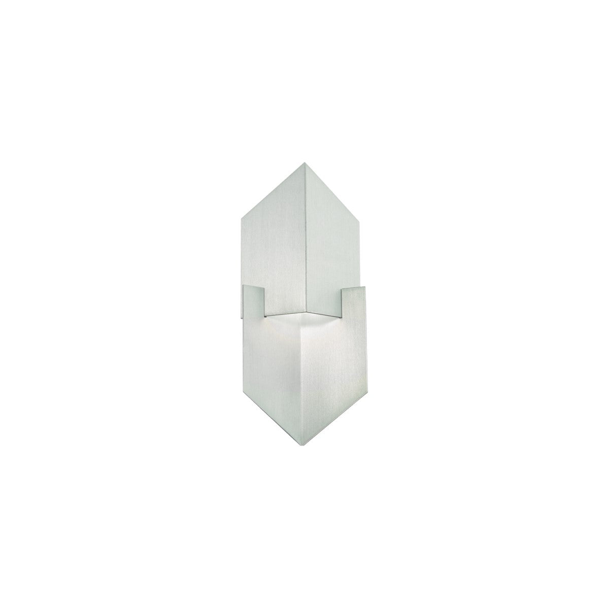 Cupid LED Outdoor Wall Sconce - Brushed Aluminum Finish