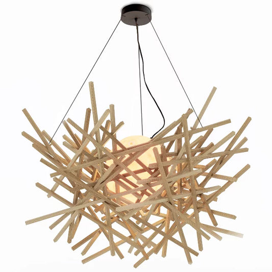 Cura Chandelier - Oak