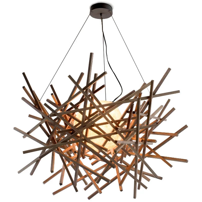 Cura Chandelier - Walnut