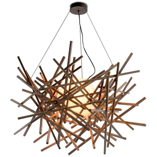 Cura Chandelier - Walnut