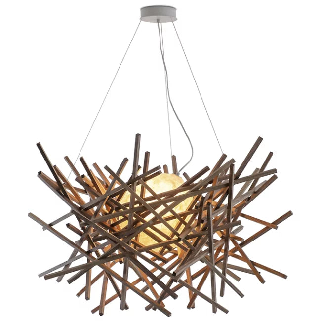 Cura Chandelier - Walnut