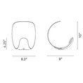 Load image into Gallery viewer, Curl Table Lamp - Diagram
