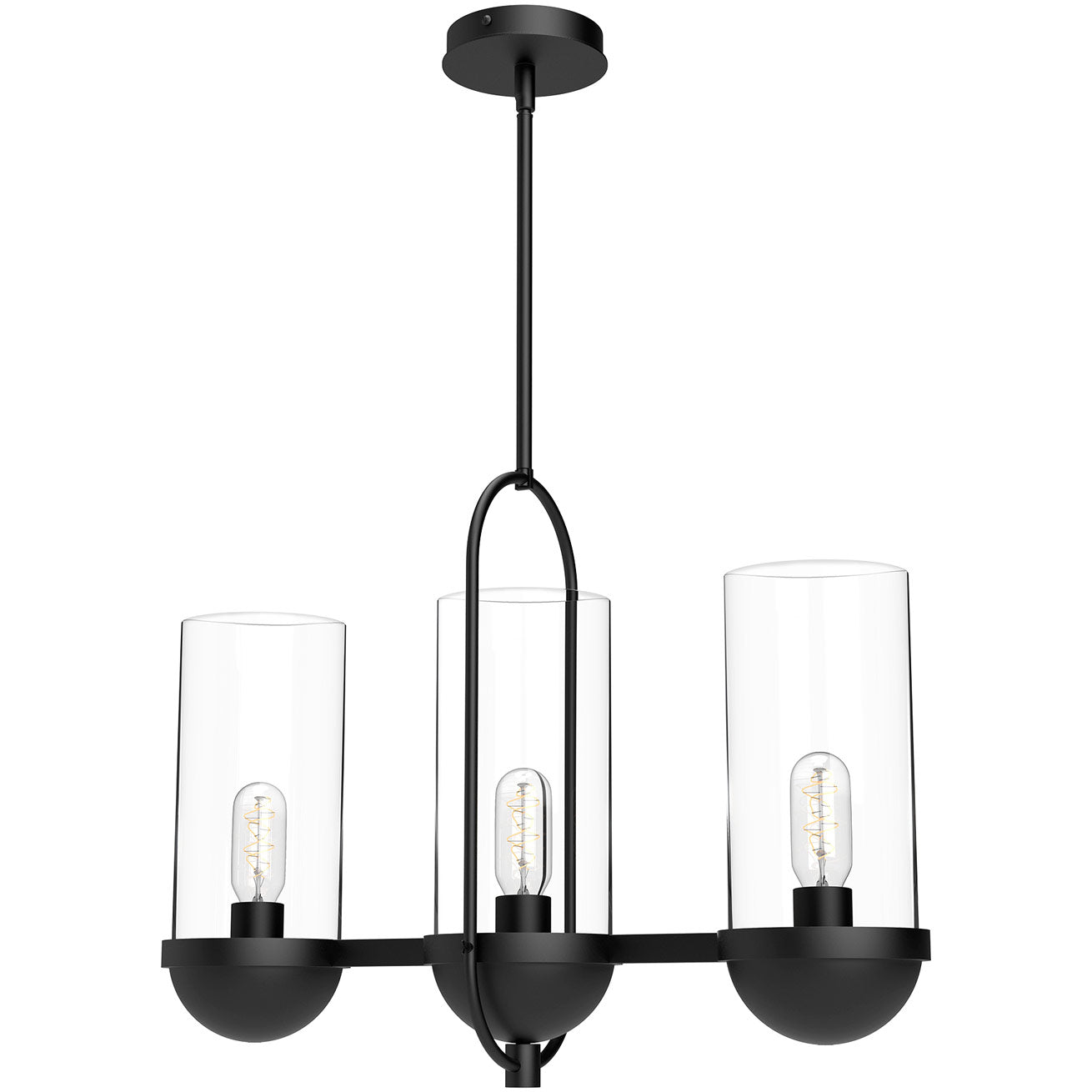 Cyrus Chandelier - Matte Black Finish