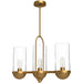Cyrus Chandelier - Aged Gold Finish