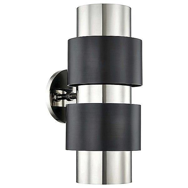 Cyrus Wall Sconce - Polished Nickel/Old Bronze